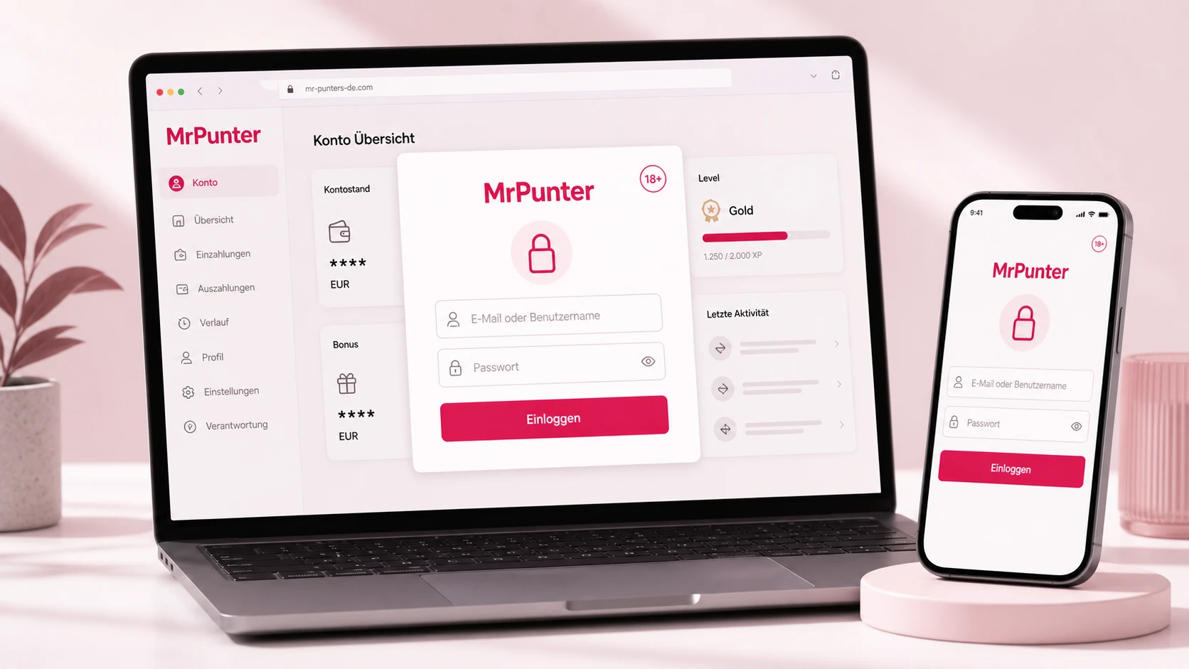 Wie funktioniert der MrPunter Login?